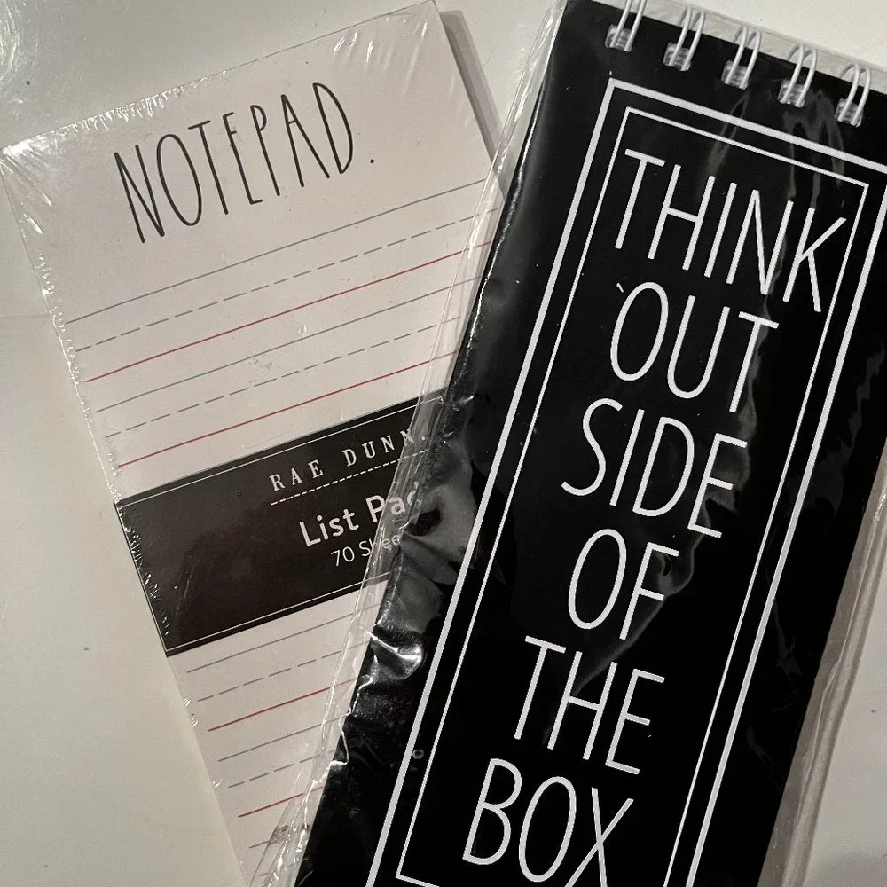 To Do Lists / Note pads / Notebooks  (Rae Dunn and Other)‎ (new)